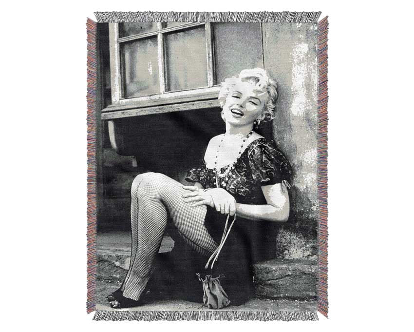 Marilyn Monroe The Bus Stop Woven Blanket