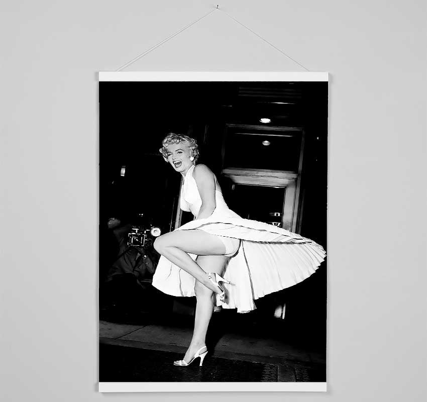 Marilyn Monroe White Dress Hanging Poster - Wallart-Direct UK