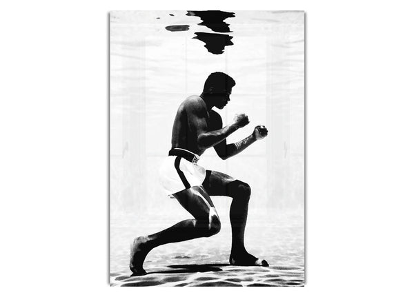 Muhammad Ali Boxing Under Water