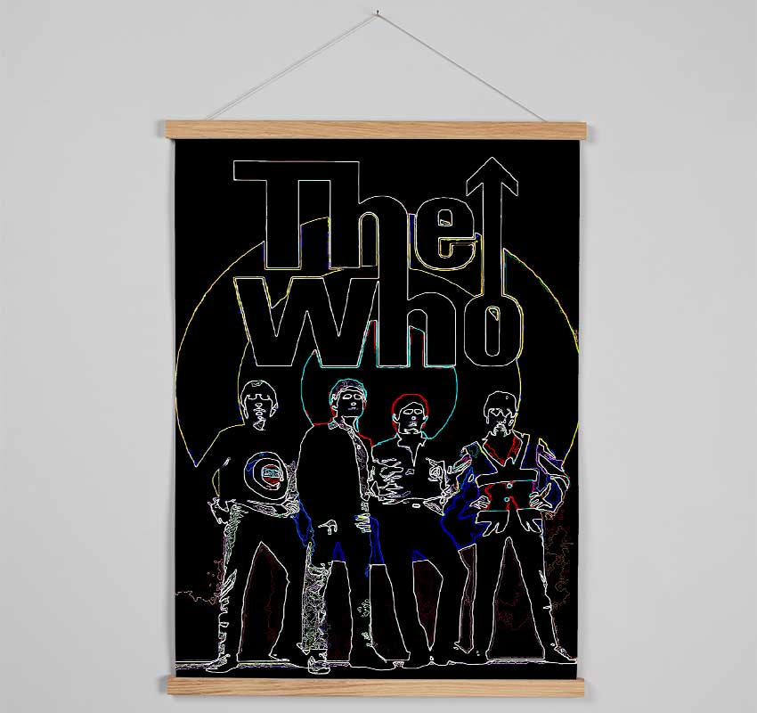 The Who Black Hanging Poster - Wallart-Direct UK