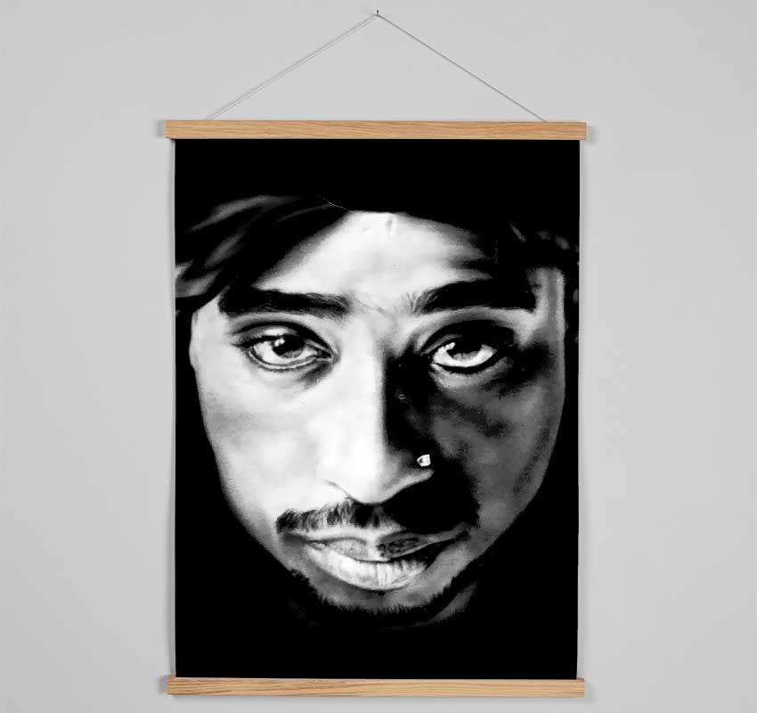 Tupac Face Hanging Poster - Wallart-Direct UK