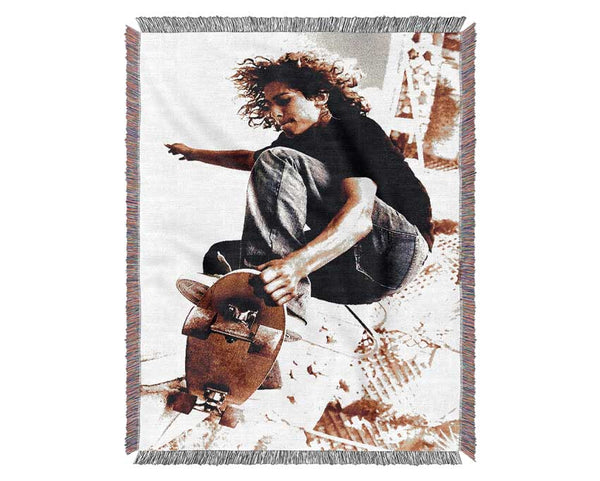 Lords Of Dog Town Skater Woven Blanket