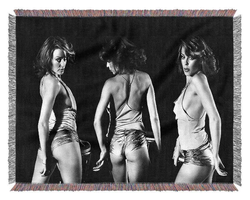 Kylie Minogue Hot Pants Woven Blanket