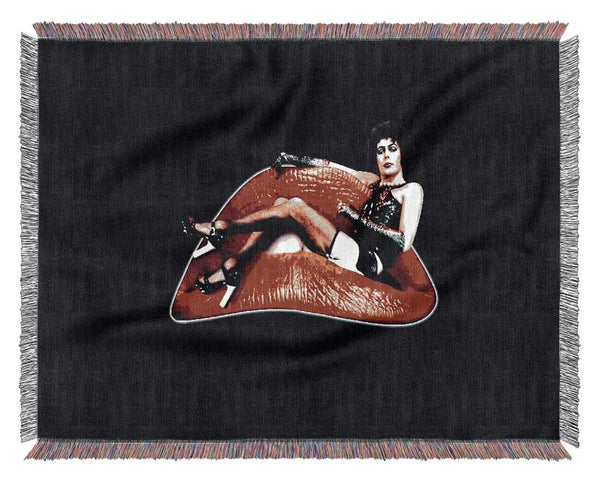 Rocky Horror Sweet Transvestite Woven Blanket