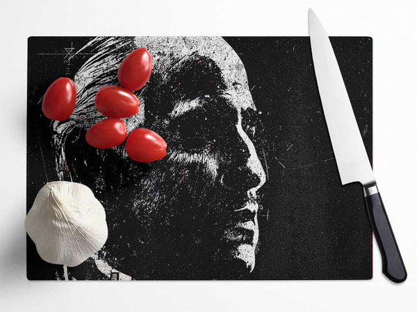 Don Vito Corleone Glass Chopping Board