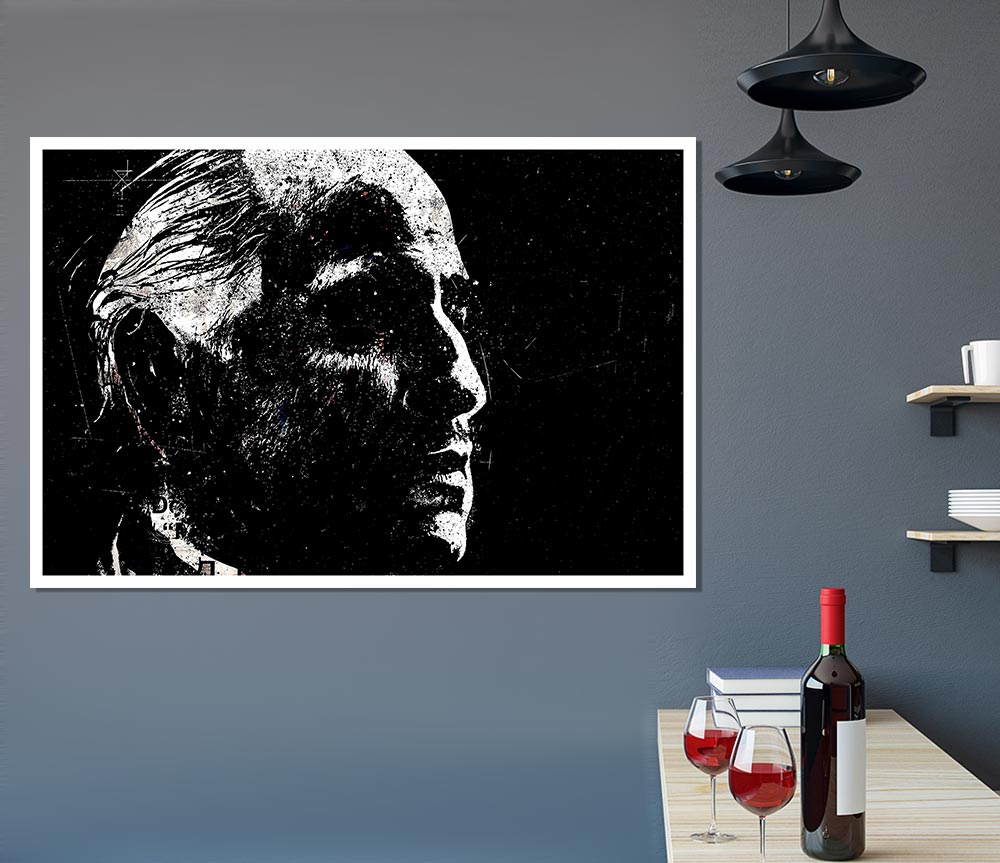 Don Vito Corleone Print Poster Wall Art