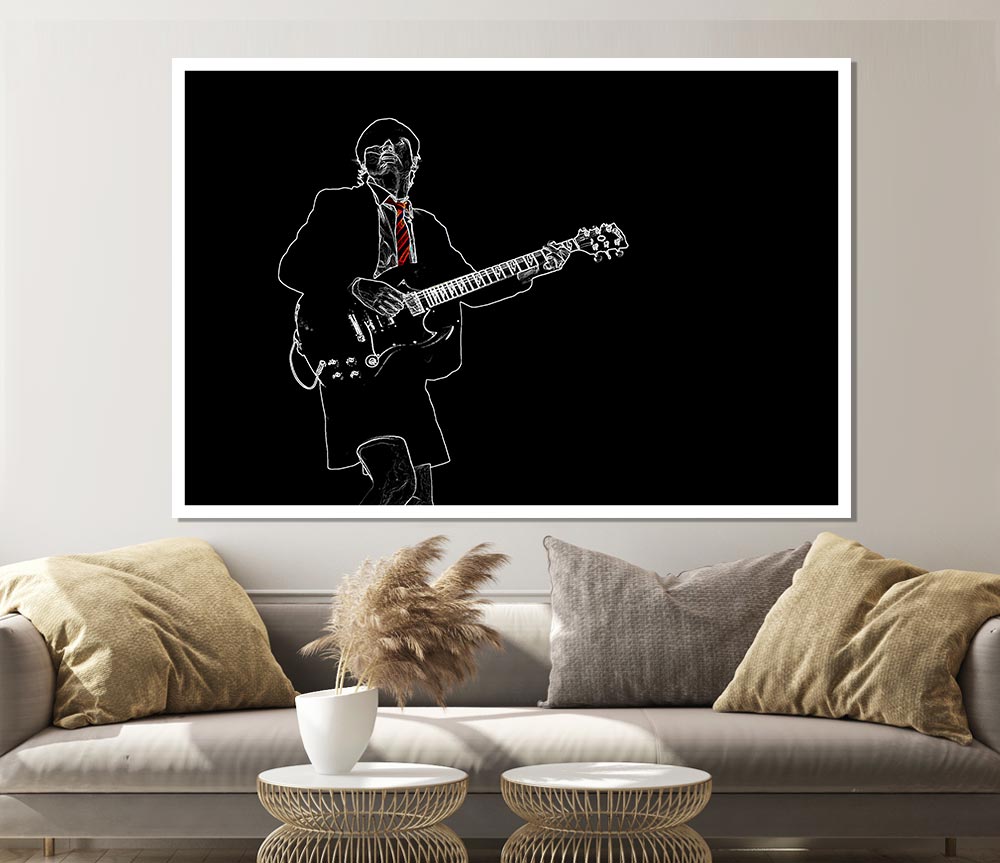 Acdc Print Poster Wall Art