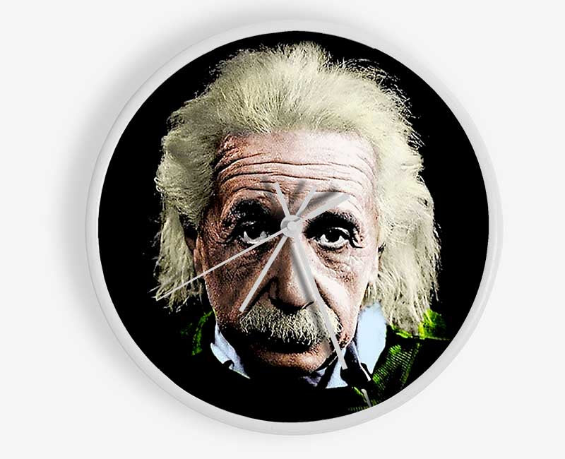 Albert Einstein Retro Colours Clock - Wallart-Direct UK