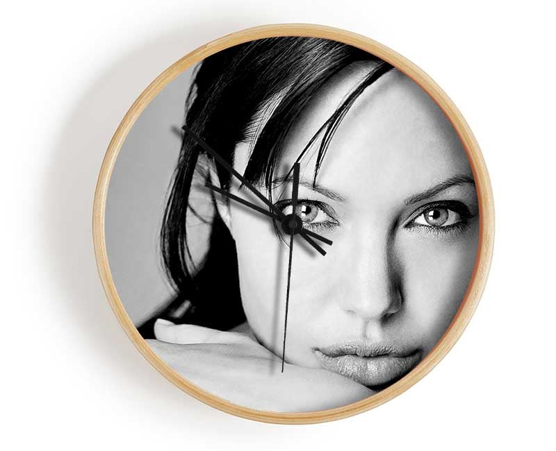 Angelina Jolie Intimate Clock - Wallart-Direct UK