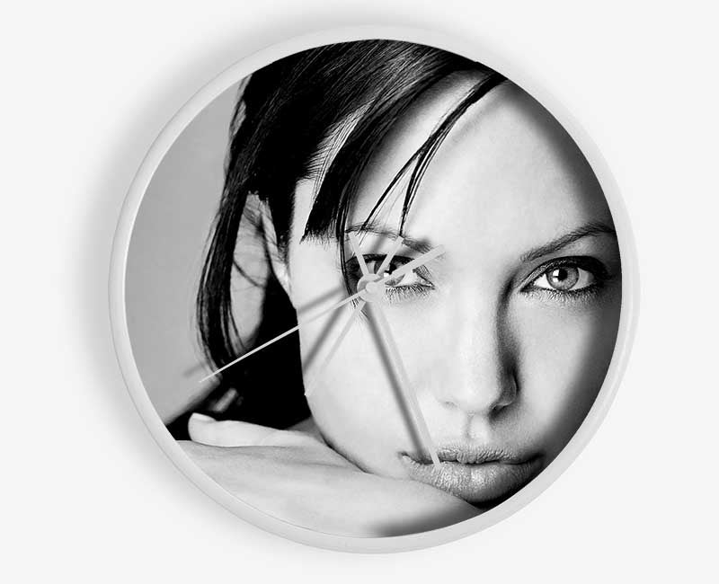 Angelina Jolie Intimate Clock - Wallart-Direct UK