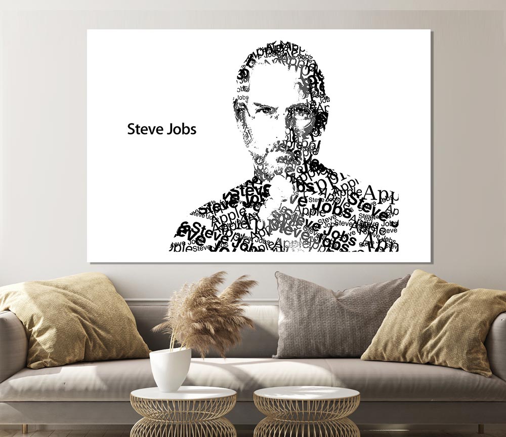 Apple Steve Jobs Print Poster Wall Art