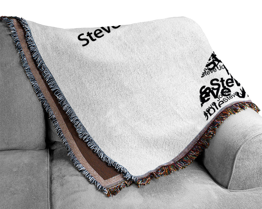 Apple Steve Jobs Woven Blanket