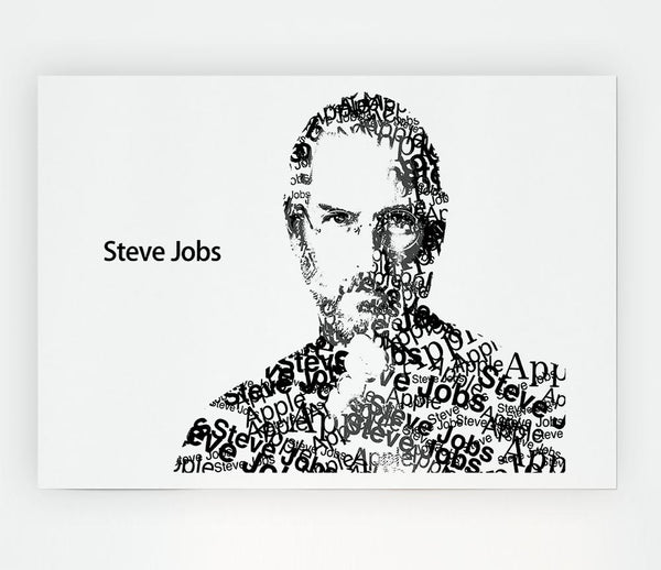 Apple Steve Jobs Print Poster Wall Art