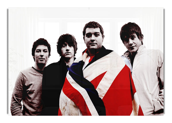 Arctic Monkeys British Flag B~w