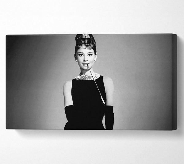 Audrey Hepburn Cigarette Breakfast At Tiffanys