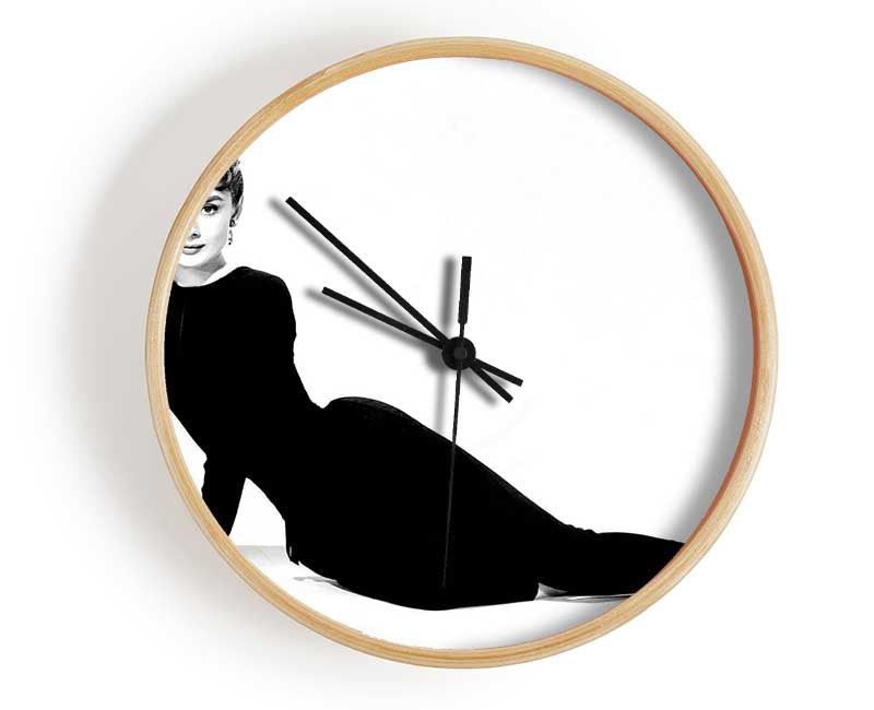 Audrey Hepburn Cat Suit Clock - Wallart-Direct UK