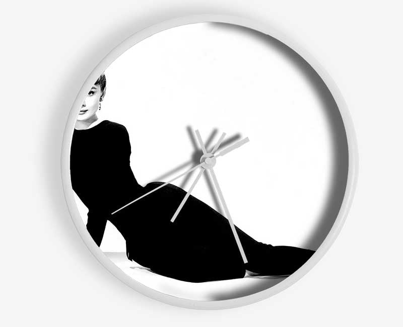 Audrey Hepburn Cat Suit Clock - Wallart-Direct UK