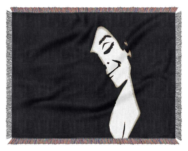 Audrey Hepburn Smiling Woven Blanket