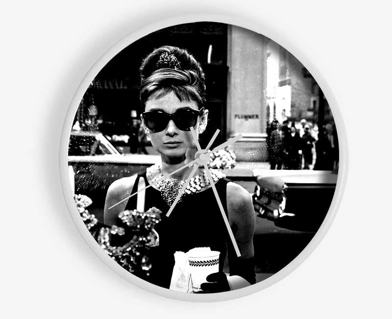 Audrey Hepburn Sunglasses Clock - Wallart-Direct UK