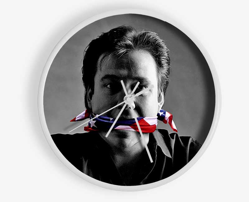 Bill Hicks Flag Gag Clock - Wallart-Direct UK