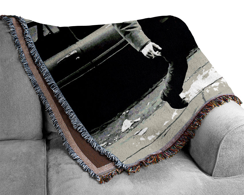 Bob Dylan Streets Woven Blanket