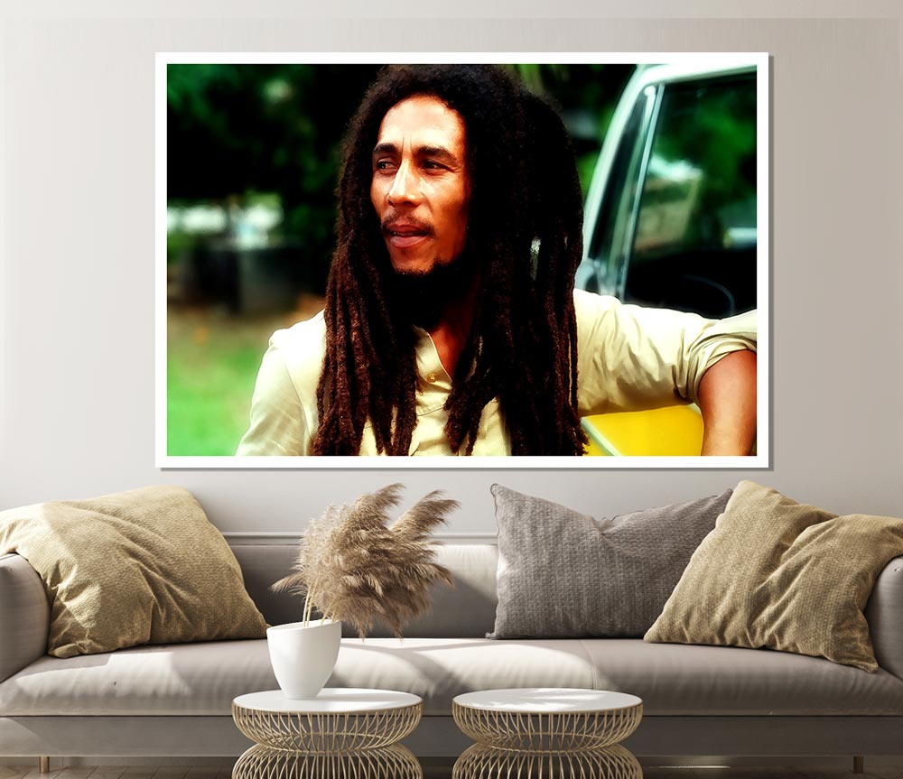 Bob Marley Chill Print Poster Wall Art