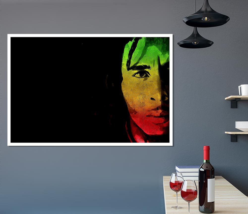 Bob Marley Legend Print Poster Wall Art