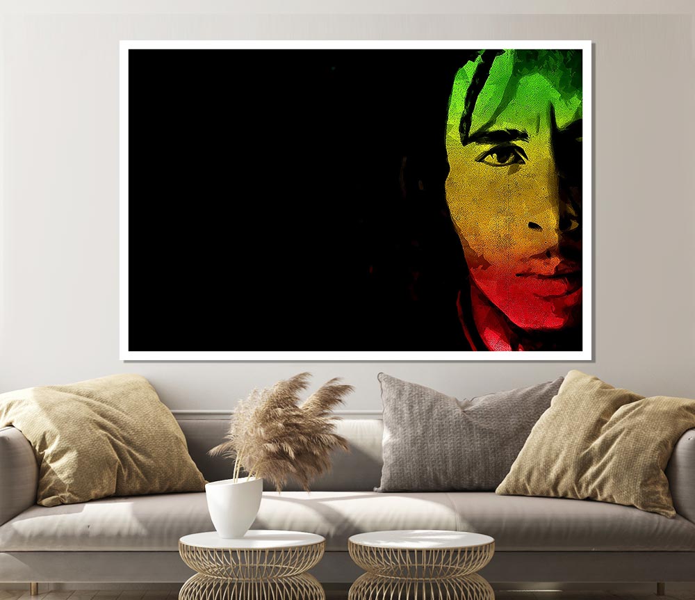 Bob Marley Legend Print Poster Wall Art