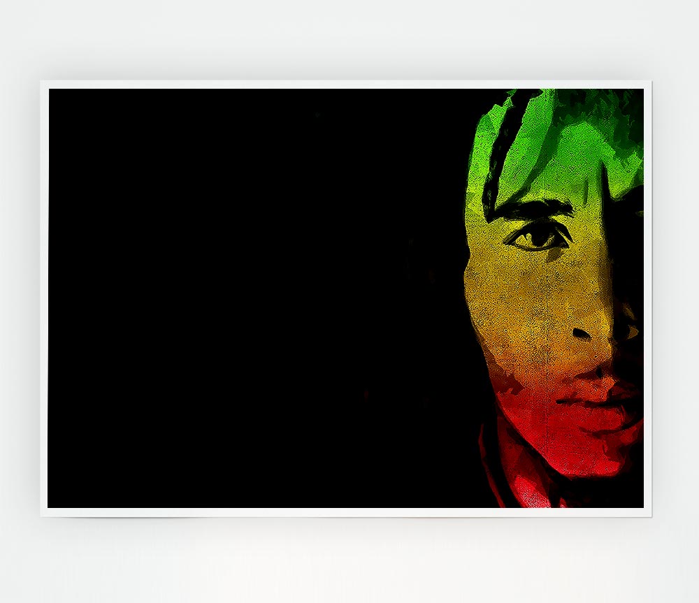 Bob Marley Legend Print Poster Wall Art