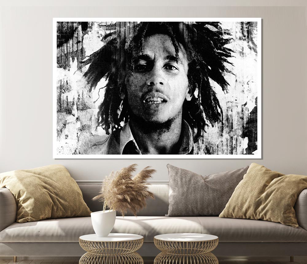 Bob Marley Redemption Song Print Poster Wall Art