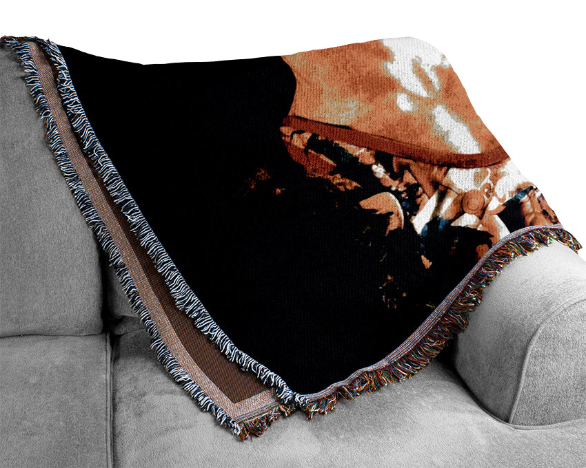 Brad Pitt Tyler Durden Fight Club Woven Blanket