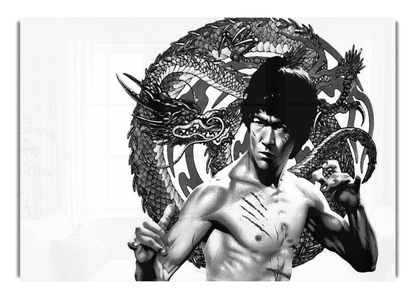 Bruce Lee Dragon B~w