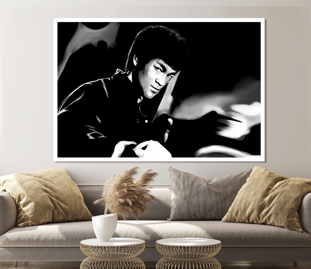 Bruce Lee Power Print Poster Wall Art