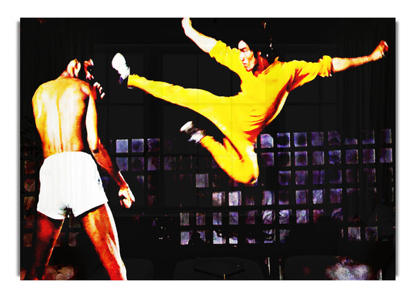 Bruce Lee Flying Kick