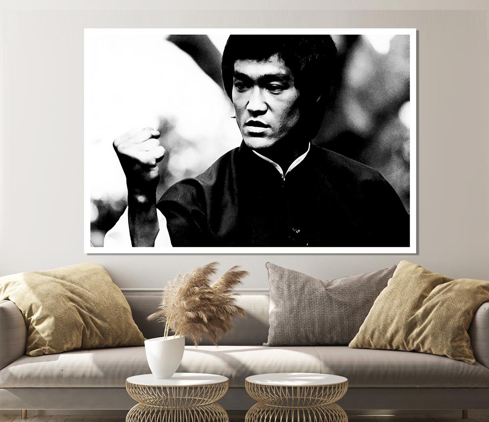 Bruce Lee Power Of One Print Poster Wall Art