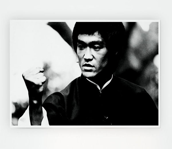 Bruce Lee Power Of One Print Poster Wall Art