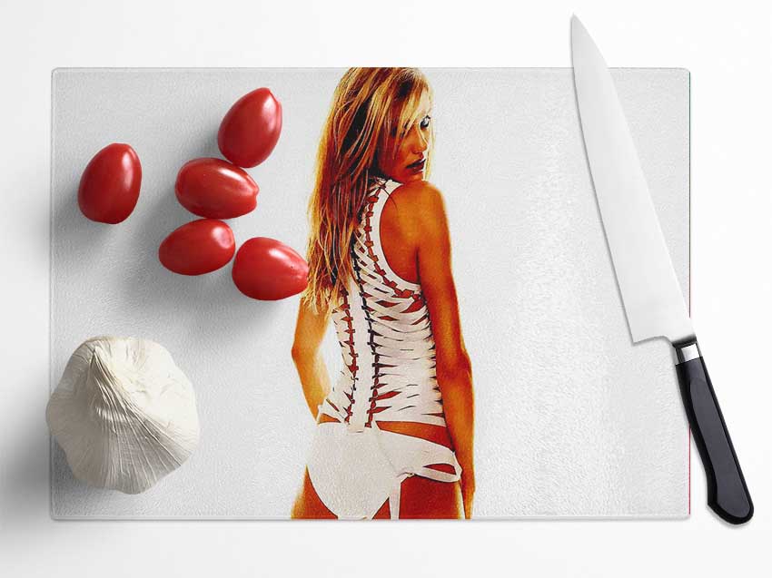 Cameron Diaz Glass Chopping Board