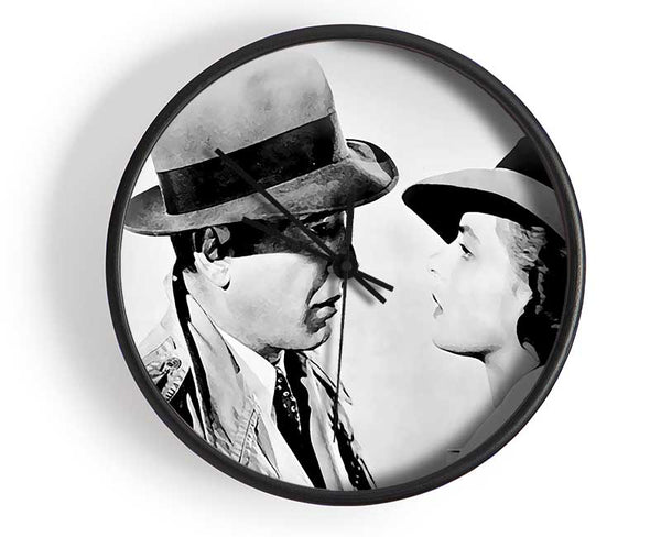 Casablanca The Look B n W Clock - Wallart-Direct UK