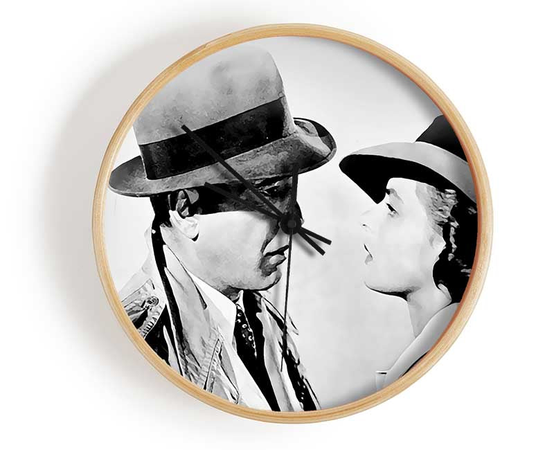 Casablanca The Look B n W Clock - Wallart-Direct UK