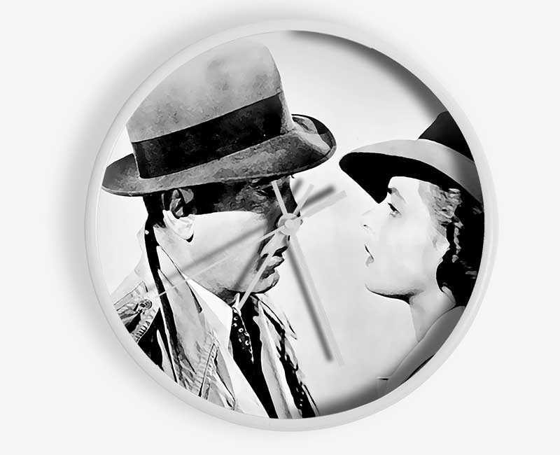 Casablanca The Look B n W Clock - Wallart-Direct UK