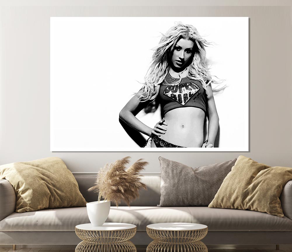 Christina Print Poster Wall Art