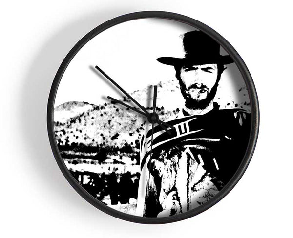 Clint Eastwood The Good The Bad The Ugly Clock - Wallart-Direct UK