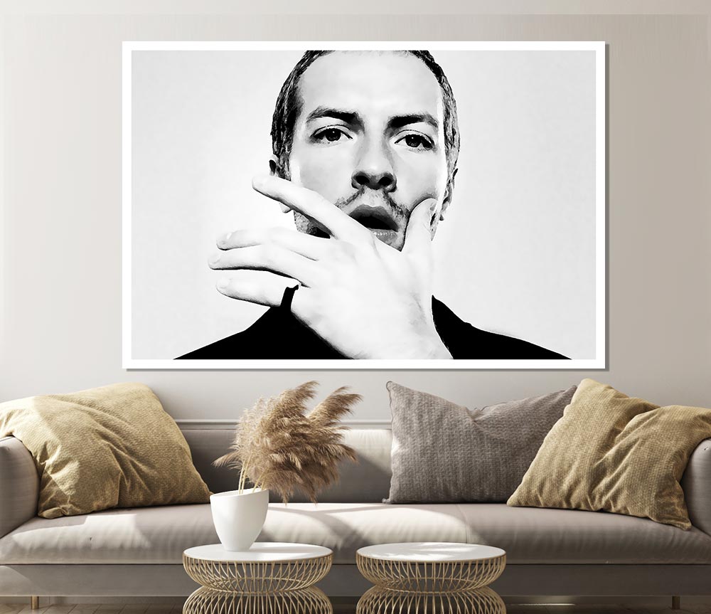 Cold Play Chris Martin Print Poster Wall Art