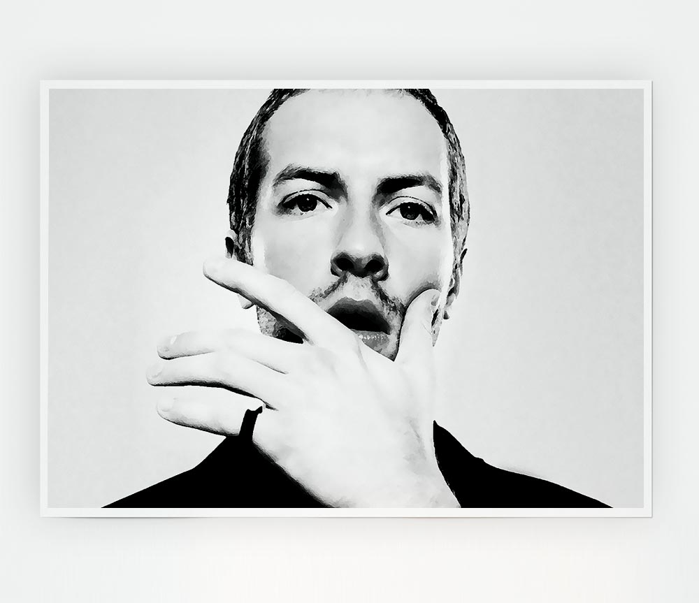 Cold Play Chris Martin Print Poster Wall Art