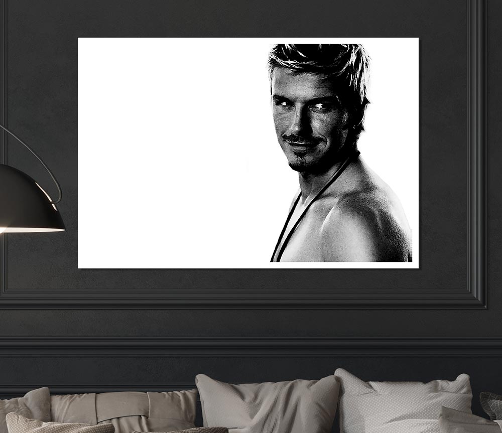 David Beckham Print Poster Wall Art