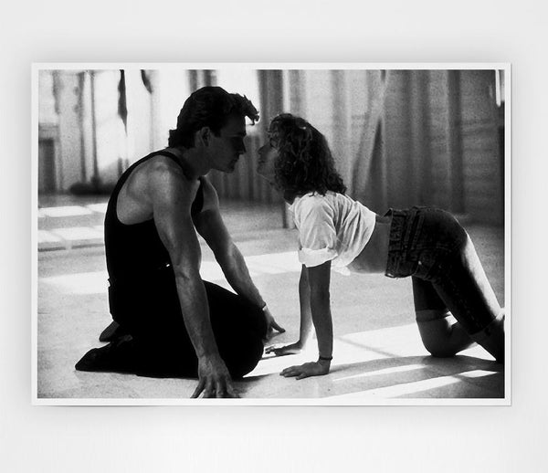 Dirty Dancing Baby And Johnnie Print Poster Wall Art