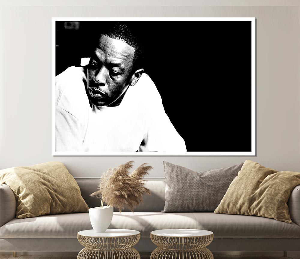 Dr Dre Music Cap Print Poster Wall Art