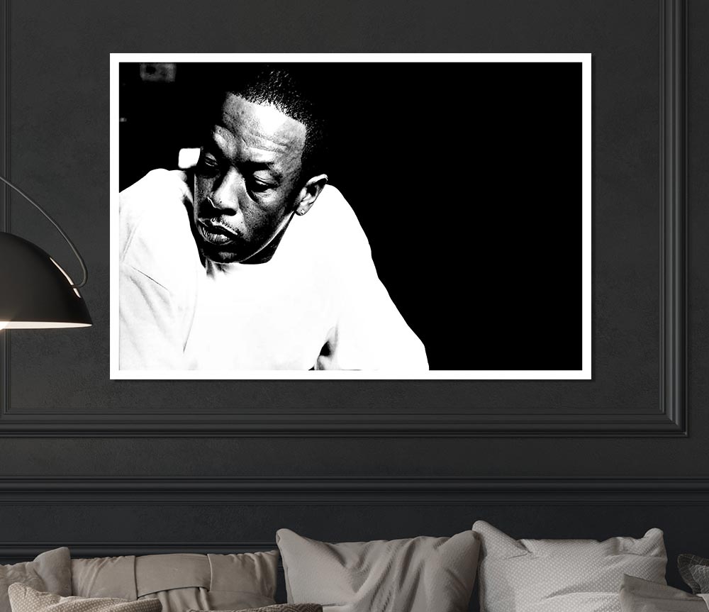 Dr Dre Music Cap Print Poster Wall Art