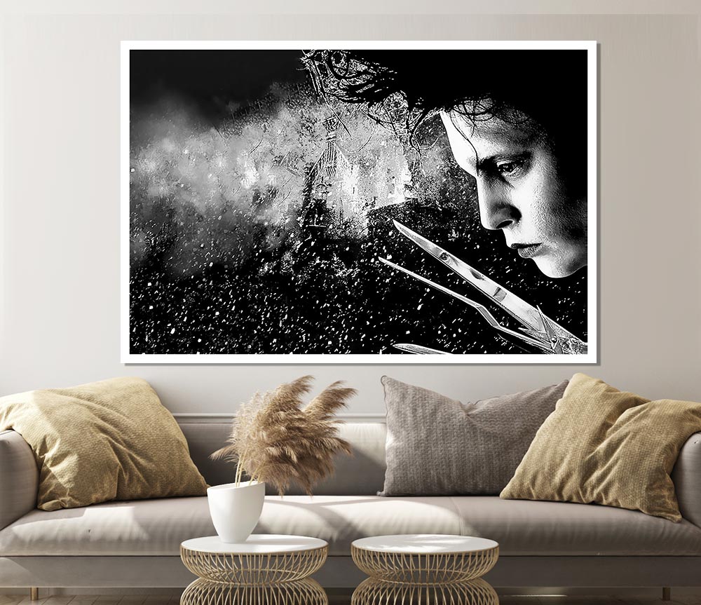 Edward Scissorhands Print Poster Wall Art