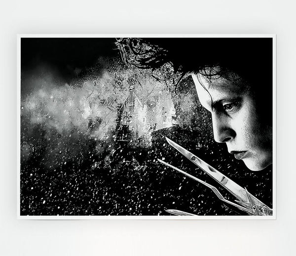 Edward Scissorhands Print Poster Wall Art